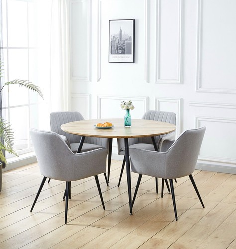 Dining set large - set,, round