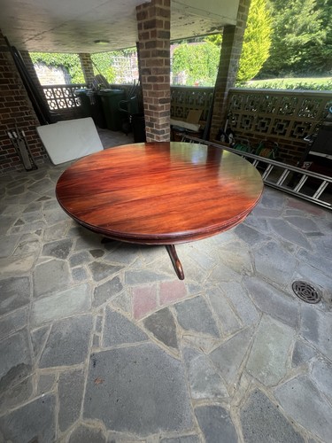 Large round solid - round, dining