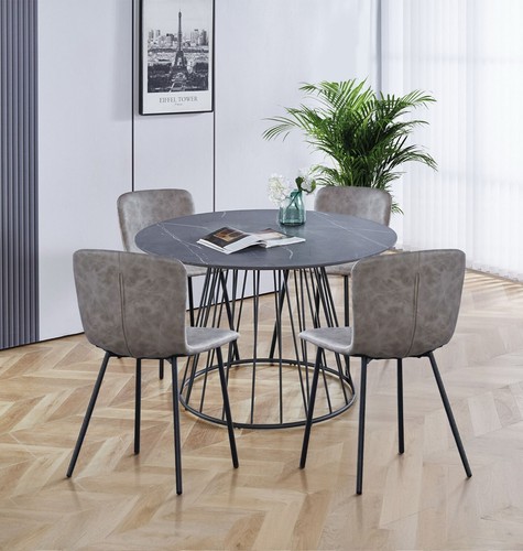 Dining table set large grey - table, set,
