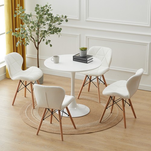 80cm round dining table and - 60/80cm,
