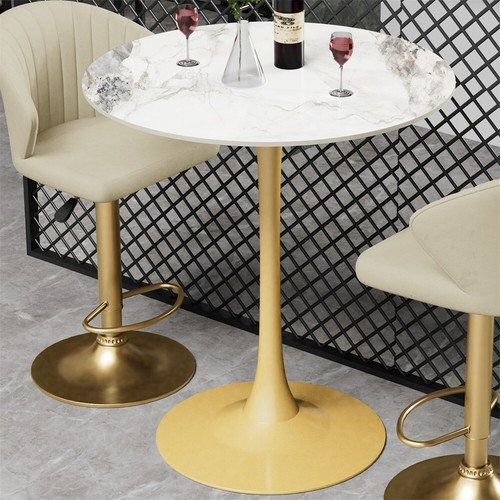 Large round marble - marble, dining