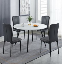 Dining Set, 120cm Large Round