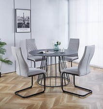 Dining Table Set, Large Grey