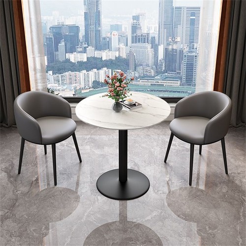 Large round marble - marble, dining