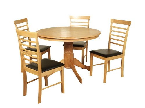 Large round dining table - large,