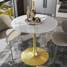 Large Round Marble Dining