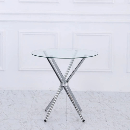 Large round glass dining - large, table