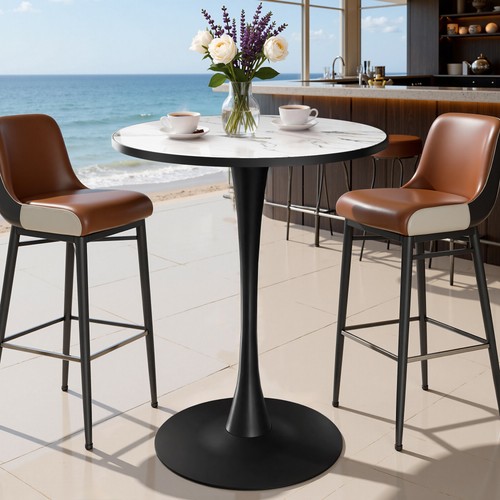 Round bar height pub - height, table