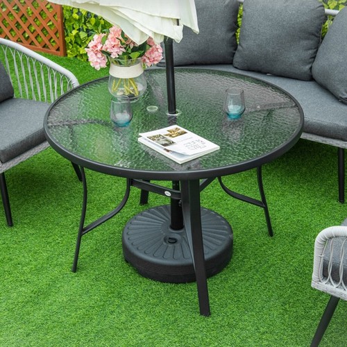 Large round garden table - garden,